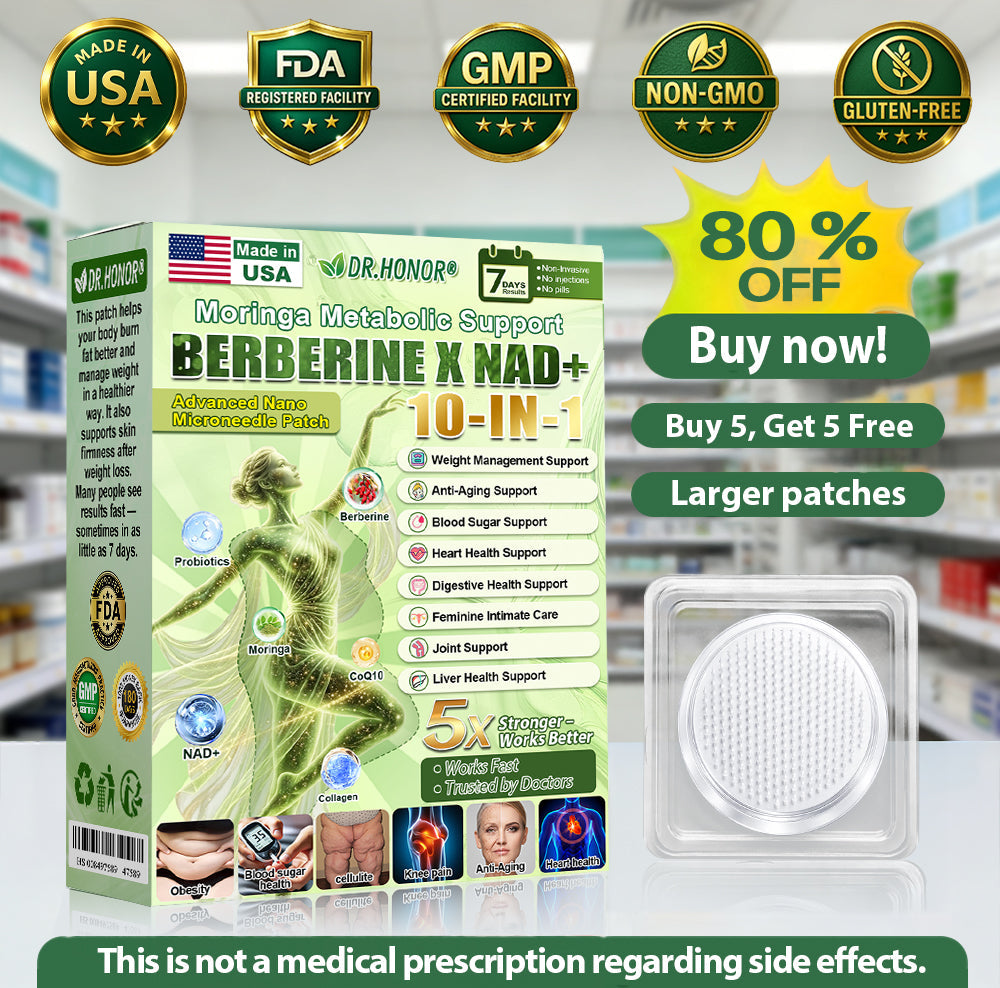✅ DR.HONOR® Only 5 boxes left! We're offering you an additional 30% discount! Get yourself in shape and healthy. Miss out now, and you won't have another chance until next year.