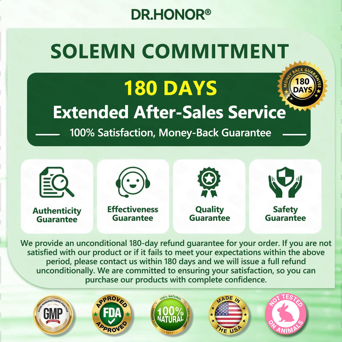 ✅ DR.HONOR® Only 5 boxes left! We're offering you an additional 30% discount! Get yourself in shape and healthy. Miss out now, and you won't have another chance until next year.