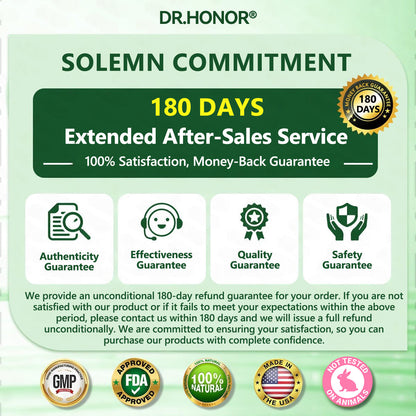 ✅ DR.HONOR® Only 5 boxes left! We're offering you an additional 30% discount! Get yourself in shape and healthy. Miss out now, and you won't have another chance until next year.