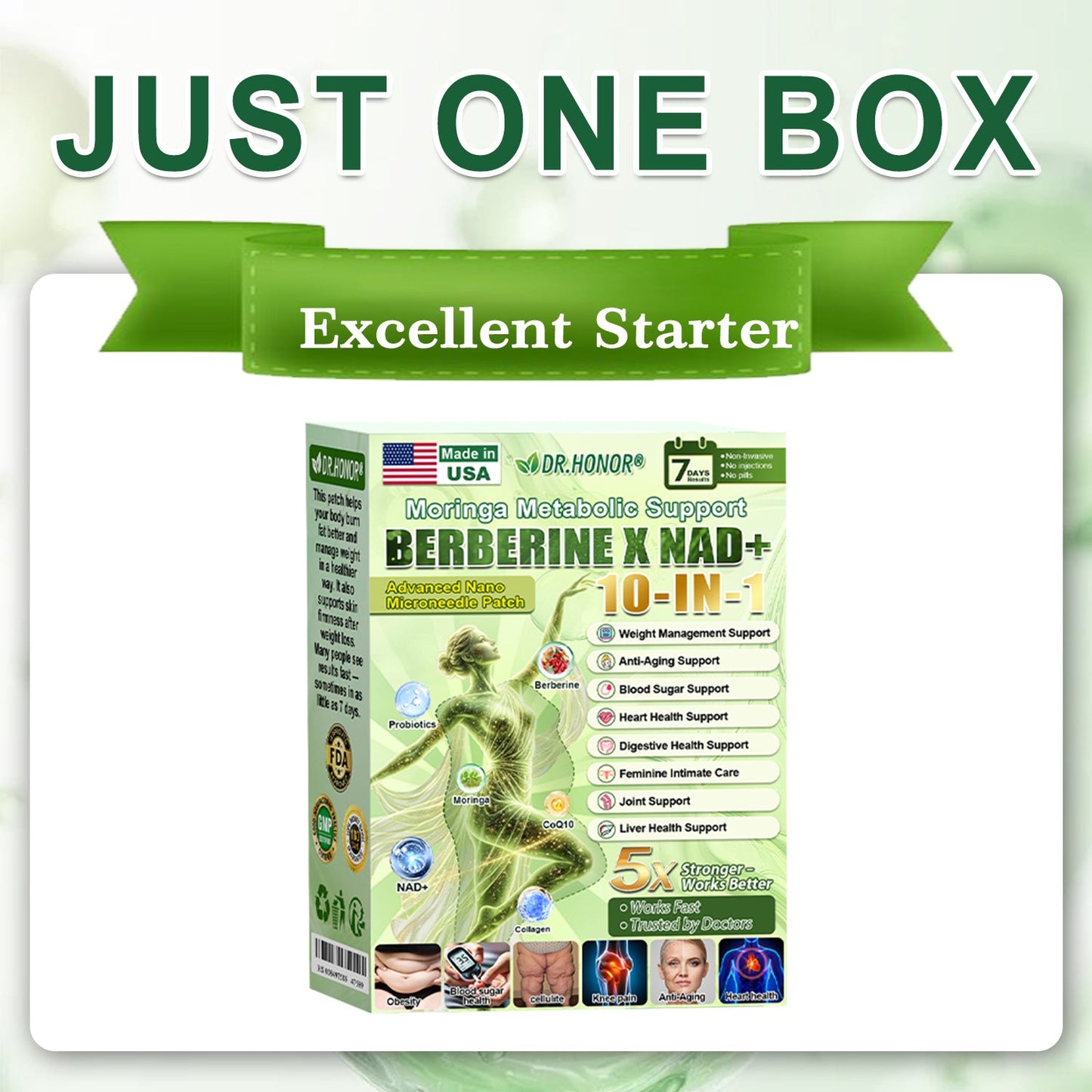 ✅ DR.HONOR® Only 5 boxes left! We're offering you an additional 30% discount! Get yourself in shape and healthy. Miss out now, and you won't have another chance until next year.