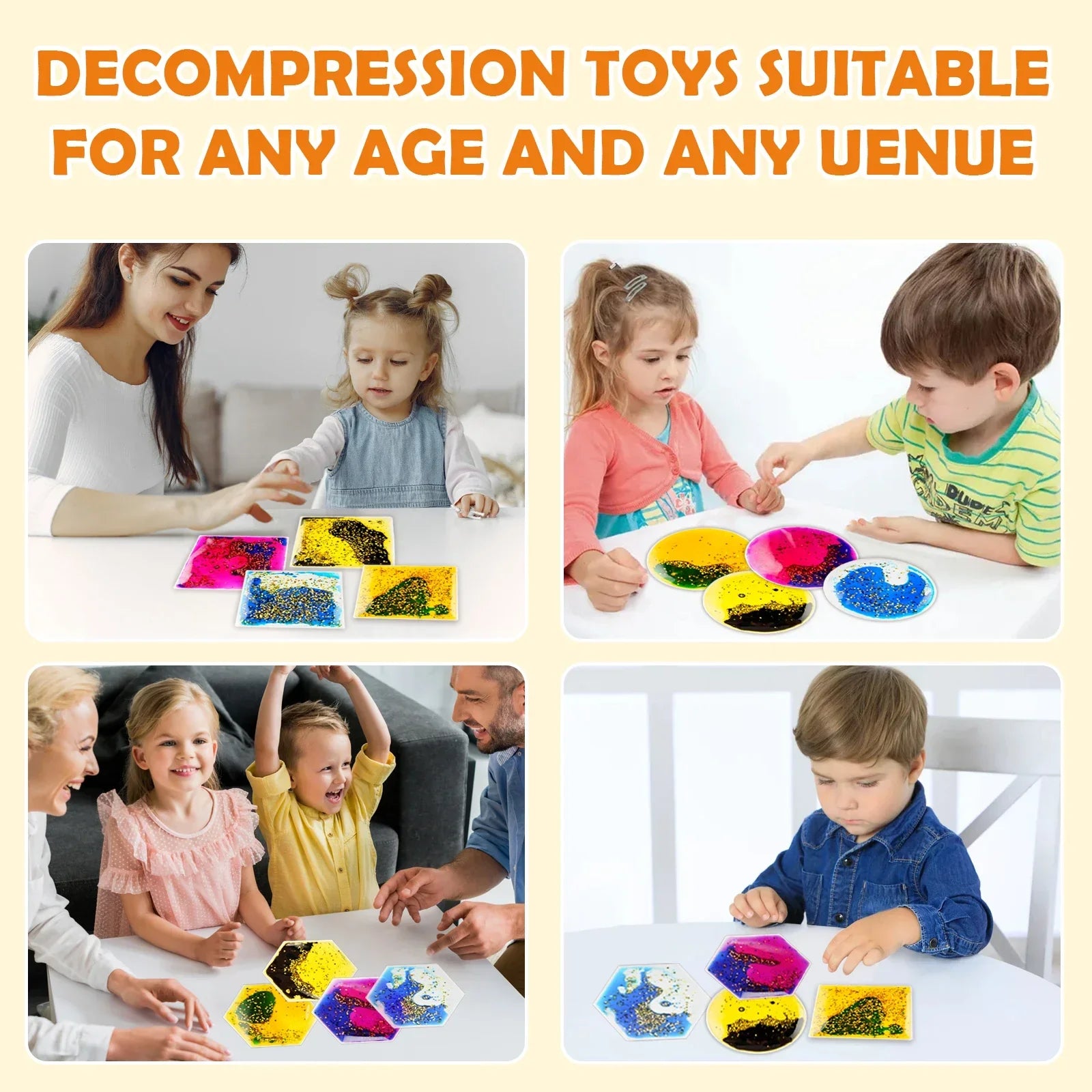 Interactive Plastic Building Tube Toy for Kids Creative STEM Decompression Sensory Toy for Autism Sensory Toys 24PCS